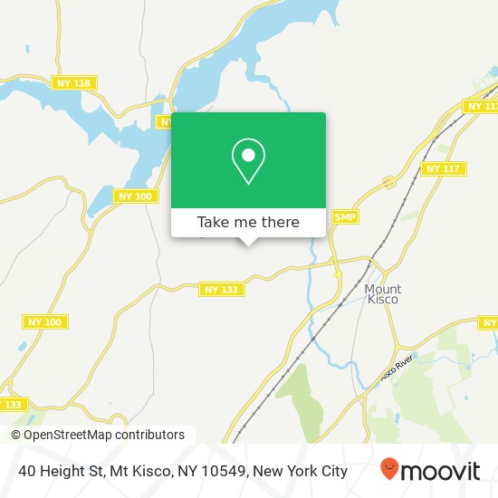 Mapa de 40 Height St, Mt Kisco, NY 10549