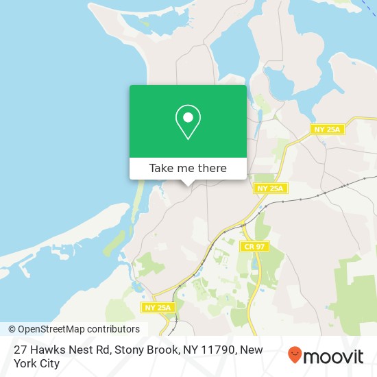 27 Hawks Nest Rd, Stony Brook, NY 11790 map