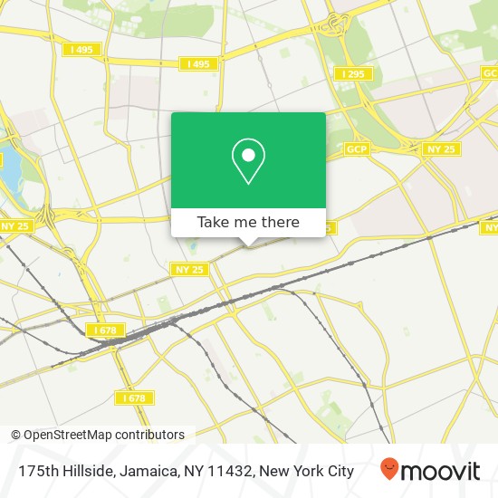 Mapa de 175th Hillside, Jamaica, NY 11432