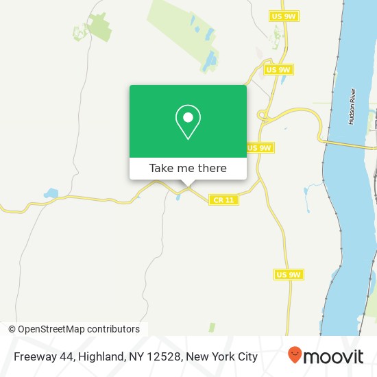 Freeway 44, Highland, NY 12528 map