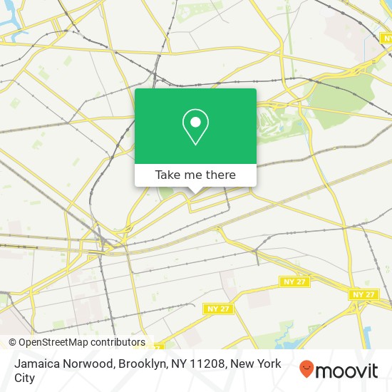 Jamaica Norwood, Brooklyn, NY 11208 map