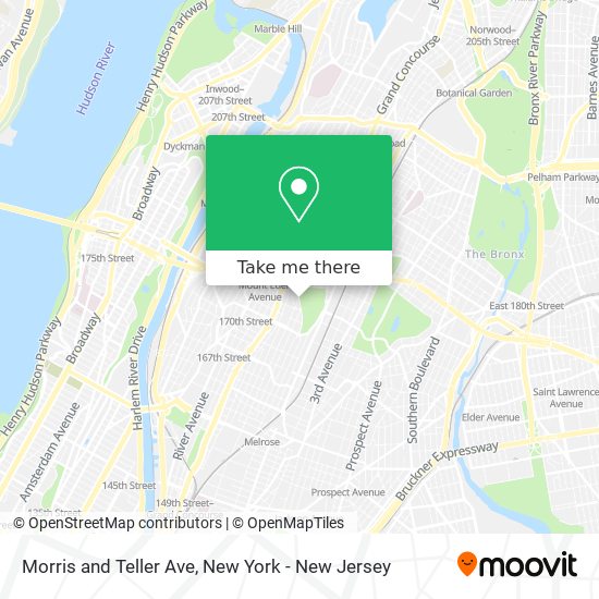 Mapa de Morris and Teller Ave