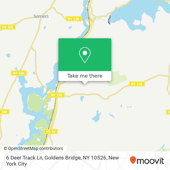 6 Deer Track Ln, Goldens Bridge, NY 10526 map