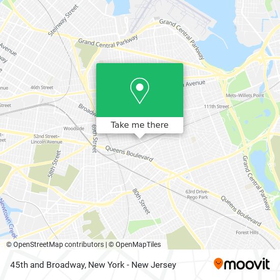 Mapa de 45th and Broadway