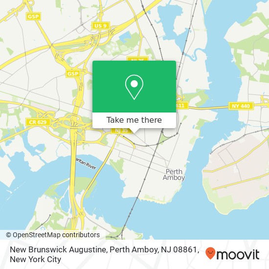 New Brunswick Augustine, Perth Amboy, NJ 08861 map