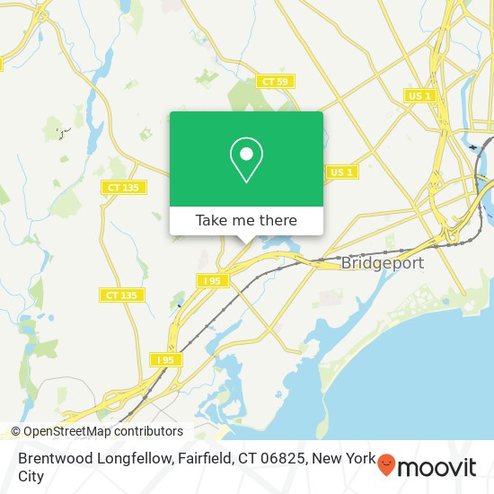 Brentwood Longfellow, Fairfield, CT 06825 map
