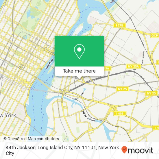 44th Jackson, Long Island City, NY 11101 map