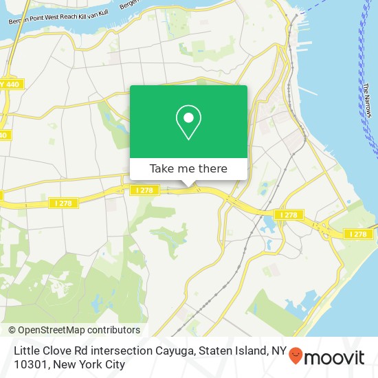 Little Clove Rd intersection Cayuga, Staten Island, NY 10301 map