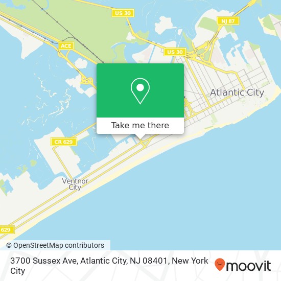 3700 Sussex Ave, Atlantic City, NJ 08401 map