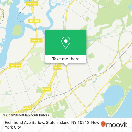 Richmond Ave Barlow, Staten Island, NY 10312 map
