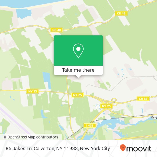 85 Jakes Ln, Calverton, NY 11933 map