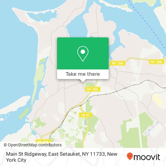 Mapa de Main St Ridgeway, East Setauket, NY 11733