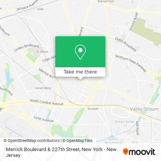 Mapa de Merrick Boulevard & 227th Street