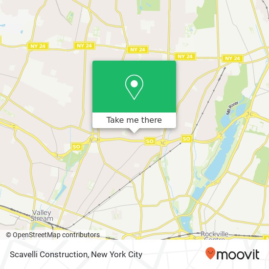 Scavelli Construction map