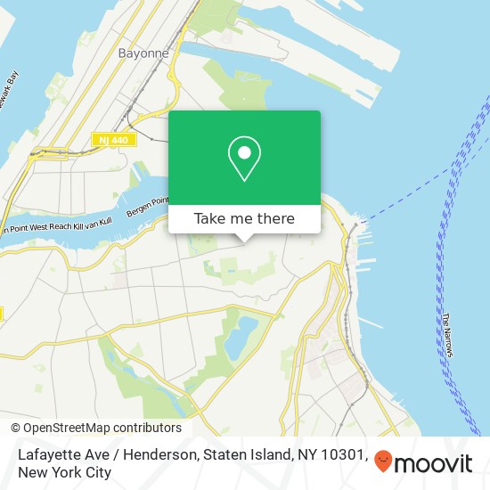 Lafayette Ave / Henderson, Staten Island, NY 10301 map