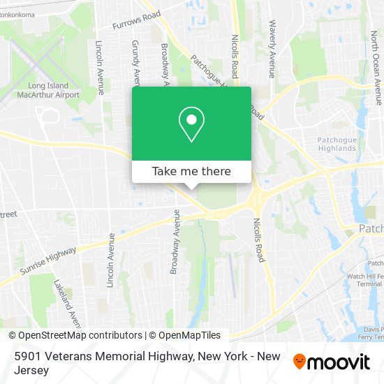 5901 Veterans Memorial Highway map