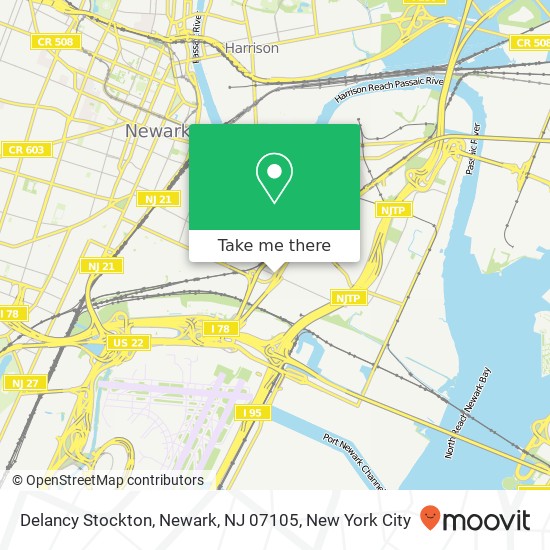 Delancy Stockton, Newark, NJ 07105 map