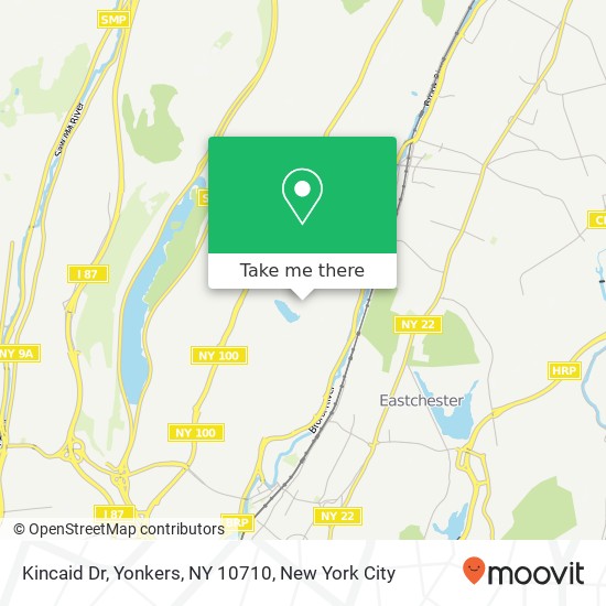 Kincaid Dr, Yonkers, NY 10710 map