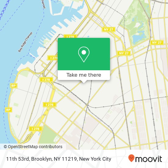 11th 53rd, Brooklyn, NY 11219 map