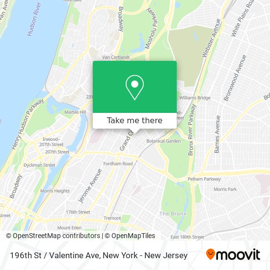 Mapa de 196th St / Valentine Ave