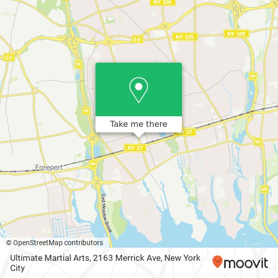 Ultimate Martial Arts, 2163 Merrick Ave map