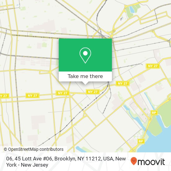 06, 45 Lott Ave #06, Brooklyn, NY 11212, USA map