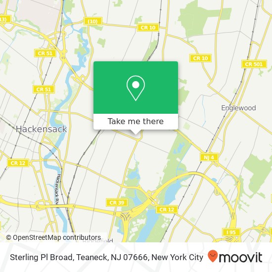 Sterling Pl Broad, Teaneck, NJ 07666 map