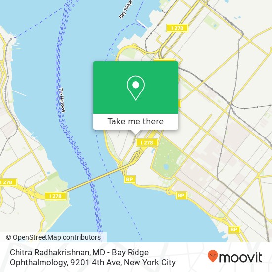 Chitra Radhakrishnan, MD - Bay Ridge Ophthalmology, 9201 4th Ave map
