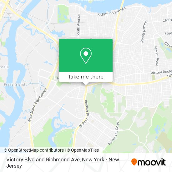 Mapa de Victory Blvd and Richmond Ave