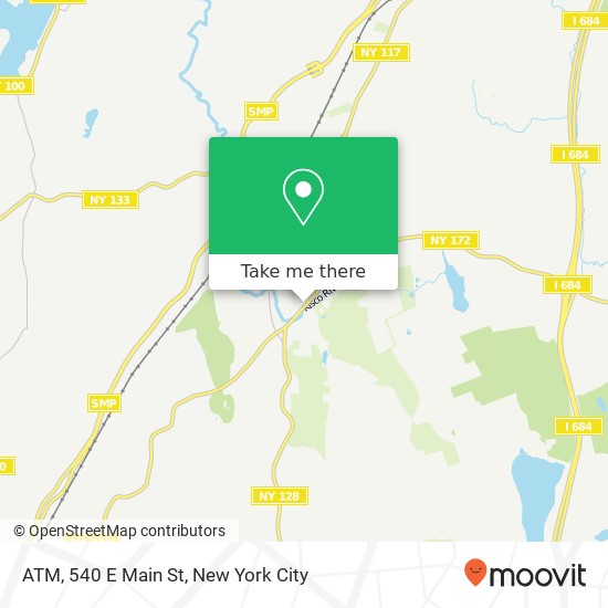 ATM, 540 E Main St map
