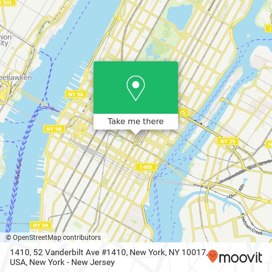 1410, 52 Vanderbilt Ave #1410, New York, NY 10017, USA map