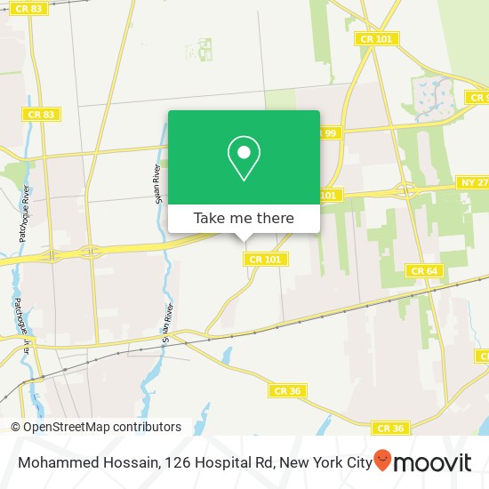 Mapa de Mohammed Hossain, 126 Hospital Rd