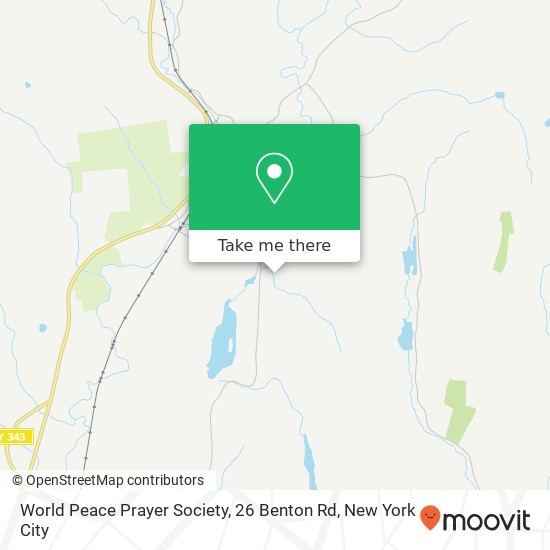 World Peace Prayer Society, 26 Benton Rd map