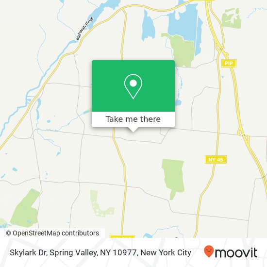 Skylark Dr, Spring Valley, NY 10977 map
