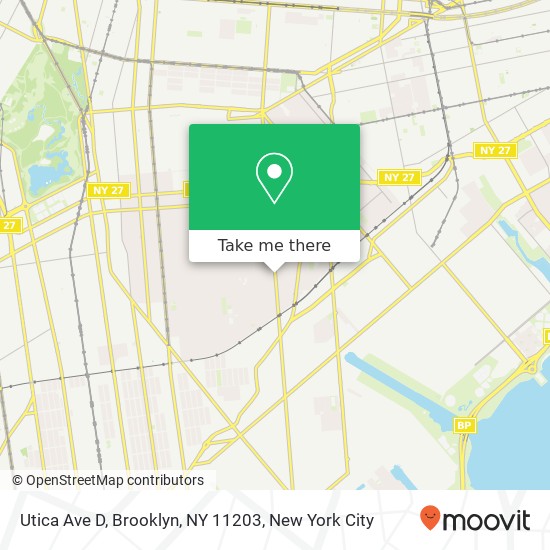 Utica Ave D, Brooklyn, NY 11203 map