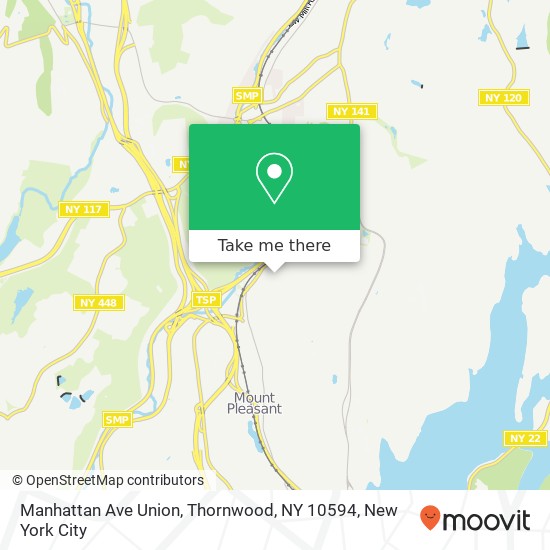 Mapa de Manhattan Ave Union, Thornwood, NY 10594
