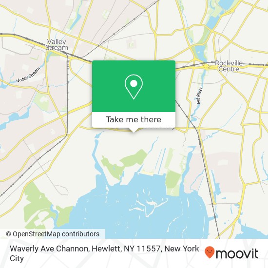 Waverly Ave Channon, Hewlett, NY 11557 map