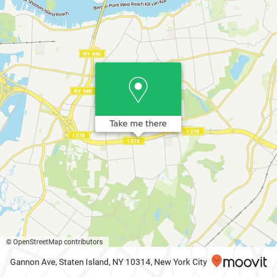 Gannon Ave, Staten Island, NY 10314 map