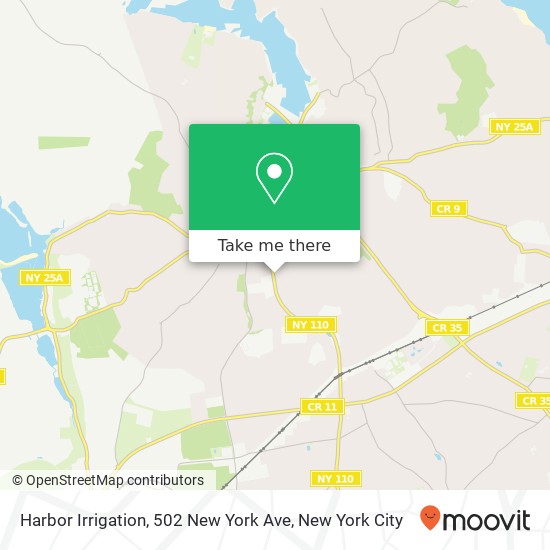 Mapa de Harbor Irrigation, 502 New York Ave