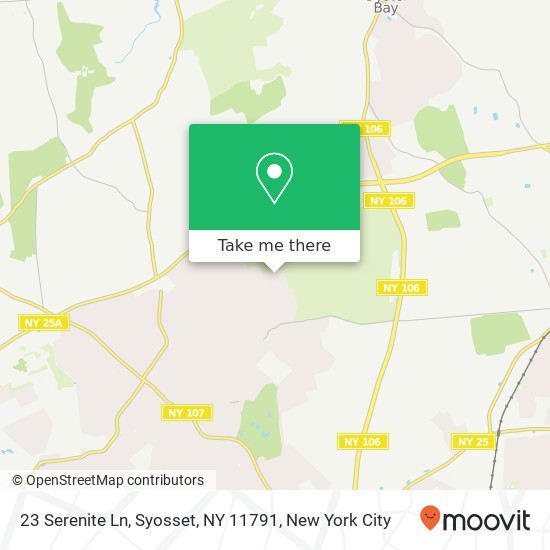 Mapa de 23 Serenite Ln, Syosset, NY 11791