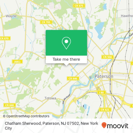 Chatham Sherwood, Paterson, NJ 07502 map