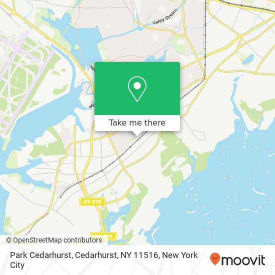 Mapa de Park Cedarhurst, Cedarhurst, NY 11516