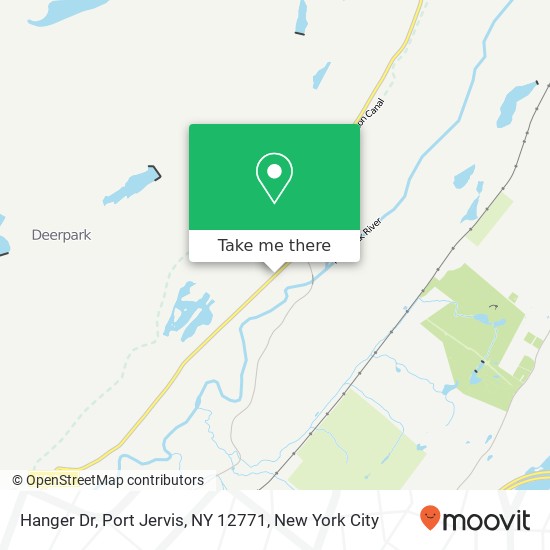 Hanger Dr, Port Jervis, NY 12771 map