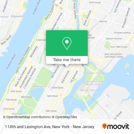 Mapa de 118th and Lexington Ave