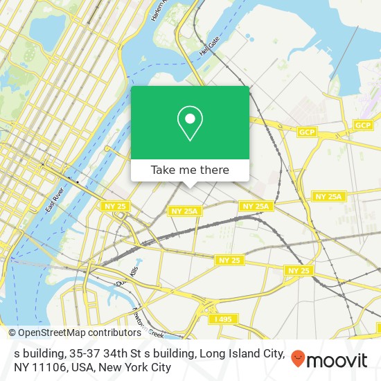 s  building, 35-37 34th St s  building, Long Island City, NY 11106, USA map