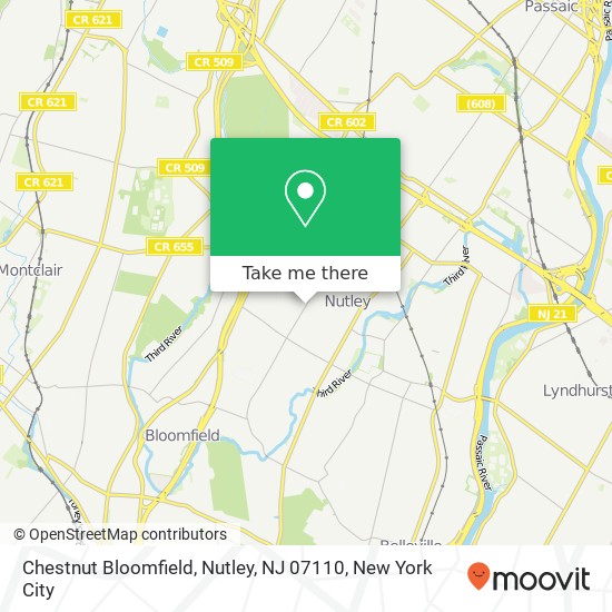 Chestnut Bloomfield, Nutley, NJ 07110 map