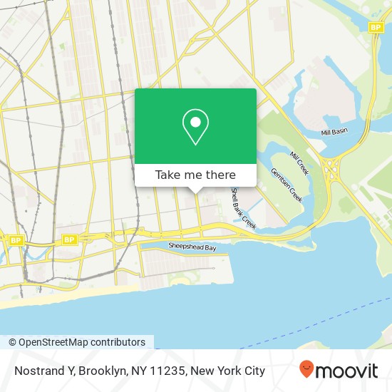 Nostrand Y, Brooklyn, NY 11235 map