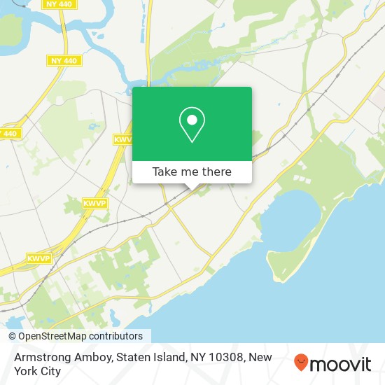 Mapa de Armstrong Amboy, Staten Island, NY 10308