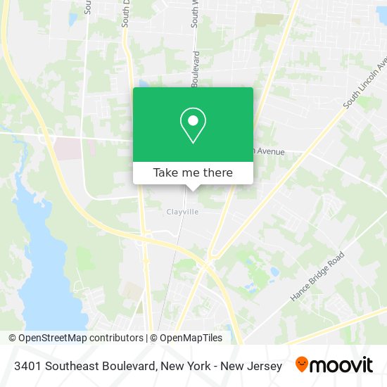 How to get to 3401 Southeast Boulevard in Vineland, Nj by Bus?