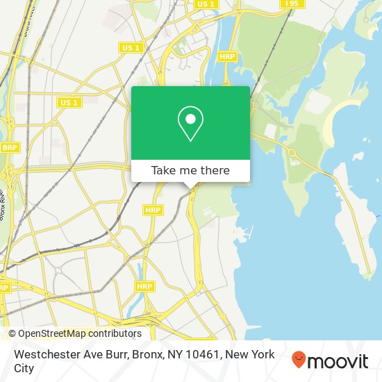 Westchester Ave Burr, Bronx, NY 10461 map
